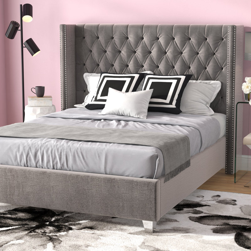 Adjustable Beds Reviews >> House of Hampton Tori Upholstered Platform Bed & Reviews ... Adjustable Beds Reviews >> House of Hampton Tori Upholstered Platform Bed & Reviews ...